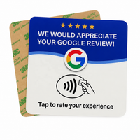 10mm x 10mm x 3mm Google review cards 100 pcs